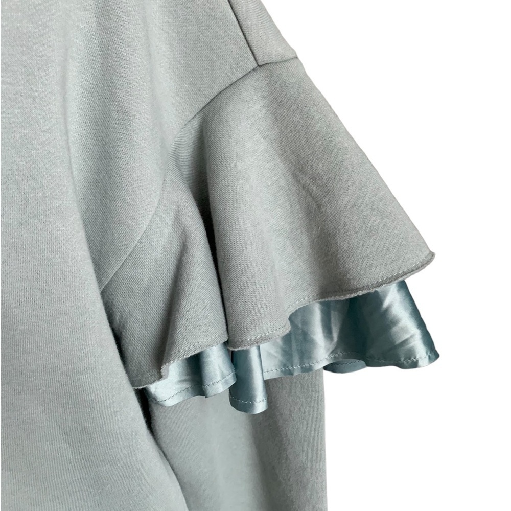 H&M Sweatshirt Dress Ruffle Size Small - Picture 4 of 15
